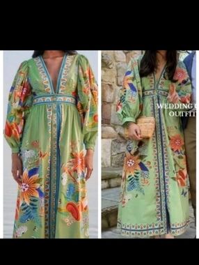 FARM Rio | Dresses | New Farm Rio Arabesque Floral Maxi Dress In Black |  Poshmark